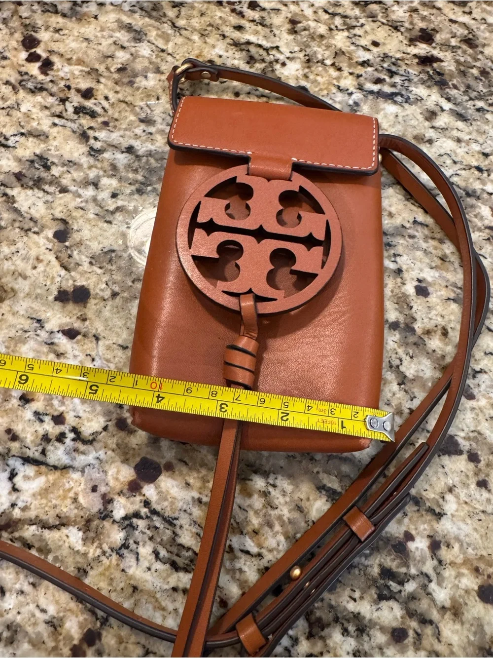 Tory Burch miller leather smart phone crossbody
